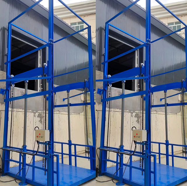 新建导轨式升降货梯